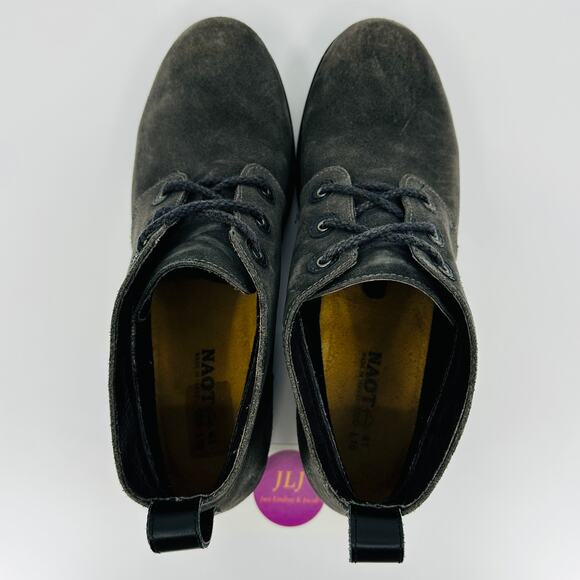 Naot Women's Love  Oily Midnight/Black Raven Suede Comfort Boots Size 41/ 10 US - Picture 9 of 11